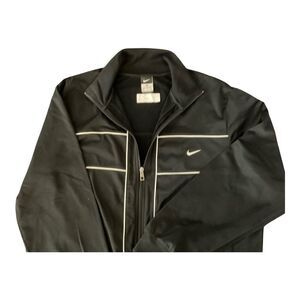 Nike Black Windbreaker with Reflective Trim